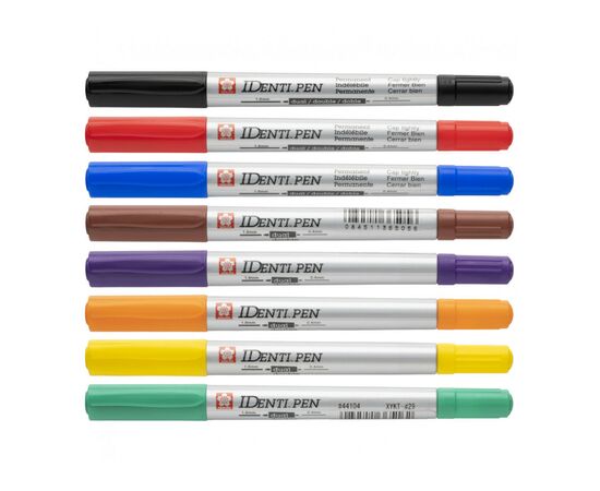 Маркер Sakura перманентный IDENTI PEN, двусторонний, 0,4/1 мм, Желтый (084511365087), изображение 2 Маркер Sakura перманентный IDENTI PEN, двусторонний, 0,4/1 мм, Желтый (084511365087), изображение 2