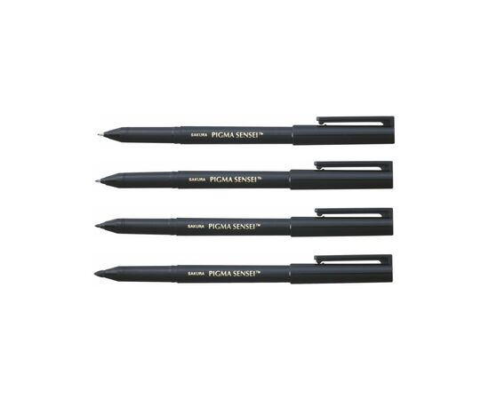 Лайнер Sakura для манга PIGMA SENSEI 03, чорний (084511384828), зображення 2 Лайнер Sakura для манга PIGMA SENSEI 03, чорний (084511384828), зображення 2