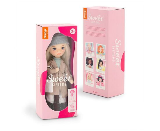 Кукла Orange КЕЖУАЛ Мия в бежевом тренче (SS01-07)