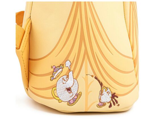Рюкзак шкільний Loungefly LF Disney Beauty and The Beast Belle Cosplay Mini (WDBK1536), зображення 4 Рюкзак шкільний Loungefly LF Disney Beauty and The Beast Belle Cosplay Mini (WDBK1536), зображення 4