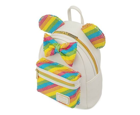 Рюкзак школьный Loungefly Disney - Minnie Mouse Sequined Rainbow Mini Backpack (WDBK1659), изображение 2 Рюкзак школьный Loungefly Disney - Minnie Mouse Sequined Rainbow Mini Backpack (WDBK1659), изображение 2