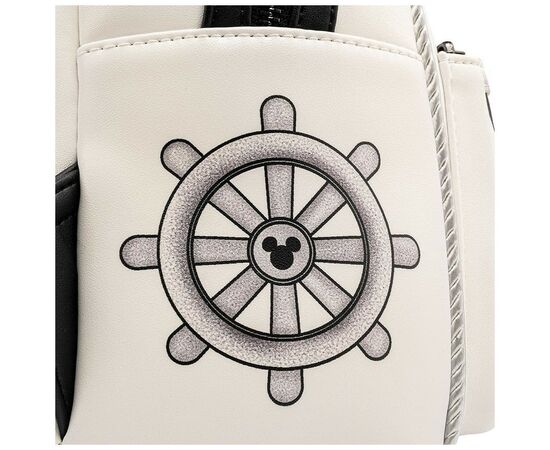 Рюкзак школьный Loungefly Disney - Mickey Mouse Steamboat Willie Music Cruise Mini Backpack (WDBK1657), изображение 6