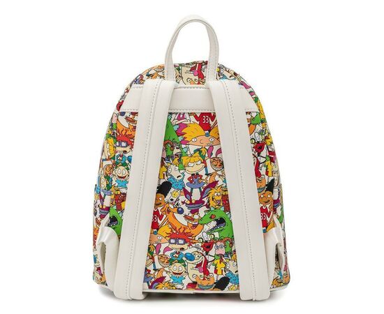Рюкзак школьный Loungefly Nickelodeon - Nick Rewind Gang AOP Mini Backpack (NICBK0023), изображение 3 Рюкзак школьный Loungefly Nickelodeon - Nick Rewind Gang AOP Mini Backpack (NICBK0023), изображение 3