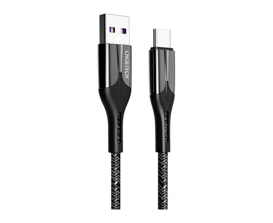 Дата кабель USB 2.0 AM to Type-C 1.2m 5A Choetech (AC0013-BK)