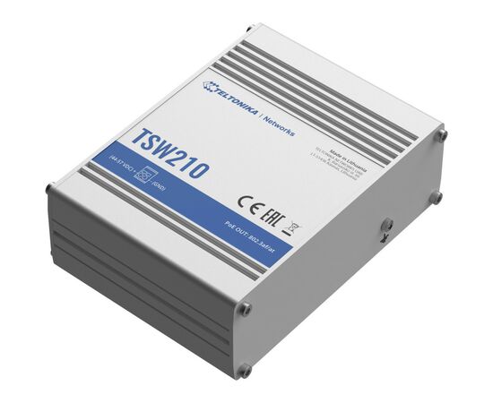 Коммутатор сетевой Teltonika TSW210, изображение 2 Коммутатор сетевой Teltonika TSW210, изображение 2