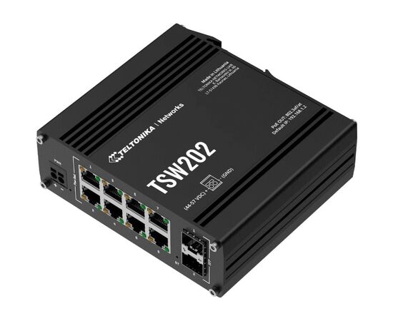 Коммутатор сетевой Teltonika TSW202, изображение 2 Коммутатор сетевой Teltonika TSW202, изображение 2
