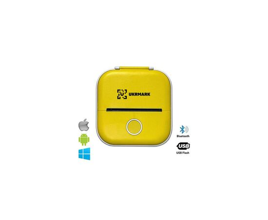 Принтер чеков UKRMARK P02YL Bluetooth, желтый (00937)