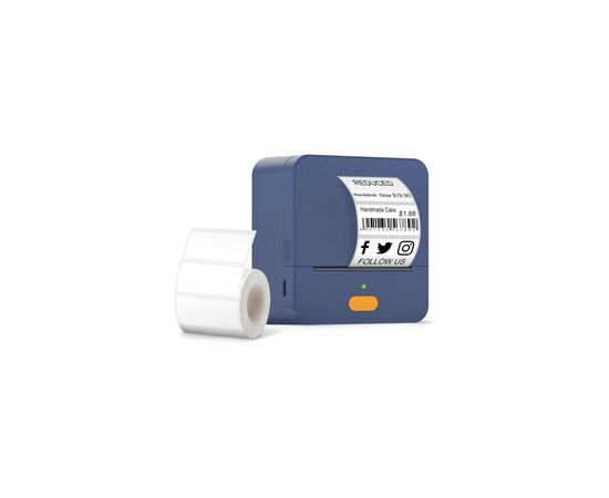 Принтер етикеток UKRMARK UP1BL bluetooth, USB, синій (00773)