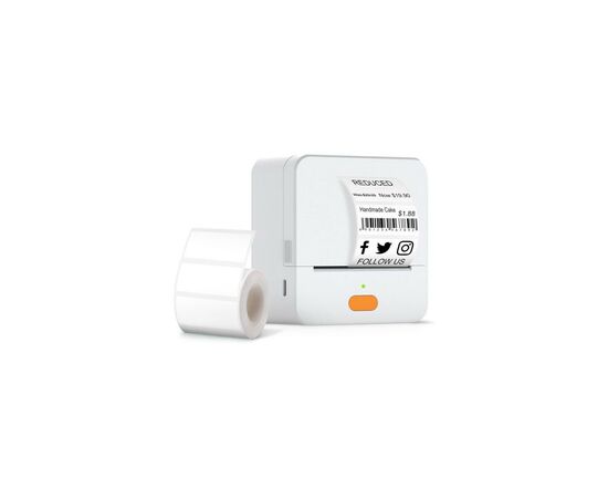 Принтер етикеток UKRMARK UP1WT bluetooth, USB, білий (00772)