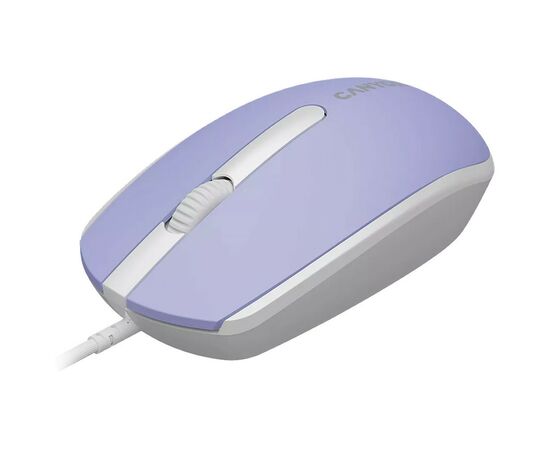 Мышка Canyon M-10 USB Mountain Lavender (CNE-CMS10ML), изображение 3 Мышка Canyon M-10 USB Mountain Lavender (CNE-CMS10ML), изображение 3