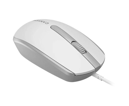 Мышка Canyon M-10 USB White Grey (CNE-CMS10WG), изображение 5 Мышка Canyon M-10 USB White Grey (CNE-CMS10WG), изображение 5