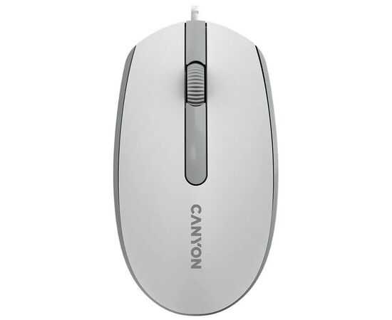 Мышка Canyon M-10 USB White Grey (CNE-CMS10WG)