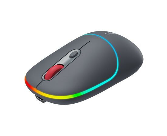 Мышка Canyon MW-22 Dual Band RGB Wireless Dark Grey (CNS-CMSW22DG), изображение 3 Мышка Canyon MW-22 Dual Band RGB Wireless Dark Grey (CNS-CMSW22DG), изображение 3