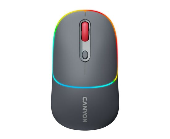 Мишка Canyon MW-22 Dual Band RGB Wireless Dark Grey (CNS-CMSW22DG)