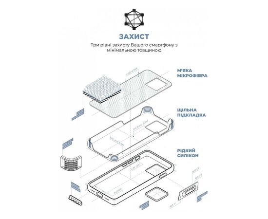 Чохол до мобільного телефона Armorstandart ICON2 MagSafe Apple iPhone 15 Plus Winter Blue (ARM72742), зображення 6