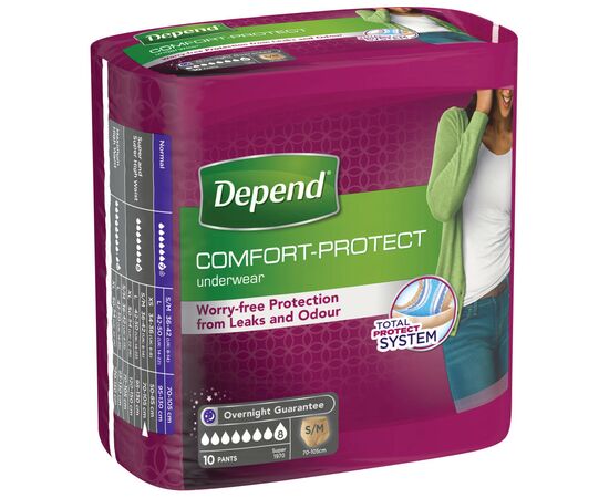 Подгузники для взрослых Depend Трусики для женщин S/M (5029053565309), изображение 2 Подгузники для взрослых Depend Трусики для женщин S/M (5029053565309), изображение 2