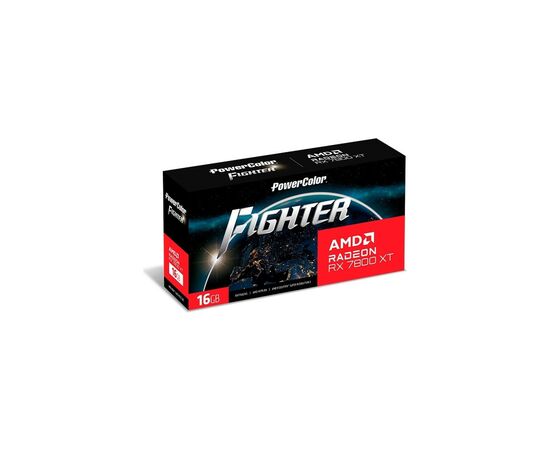 Видеокарта PowerColor Radeon RX 7800 XT 16Gb FIGHTER (RX 7800 XT 16G-F/OC), изображение 7 Видеокарта PowerColor Radeon RX 7800 XT 16Gb FIGHTER (RX 7800 XT 16G-F/OC), изображение 7