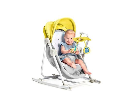 Кресло-качалка Kinderkraft 5 в 1 Unimo Light Yellow (5902533902200), изображение 4 Кресло-качалка Kinderkraft 5 в 1 Unimo Light Yellow (5902533902200), изображение 4