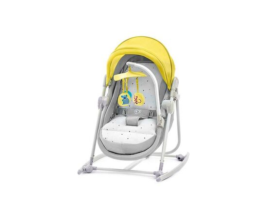 Крісло-гойдалка Kinderkraft 5 в 1 Unimo Light Yellow (5902533902200)