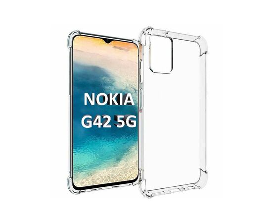 Чохол до мобільного телефона BeCover Anti-Shock Nokia G42 5G Clear (710487)
