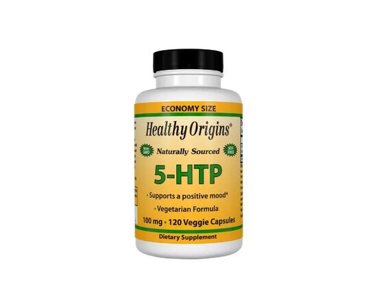 Аминокислота Healthy Origins 5-HTP (Гидрокситриптофан) 100мг, 120 гелевых капсул (HO35082)