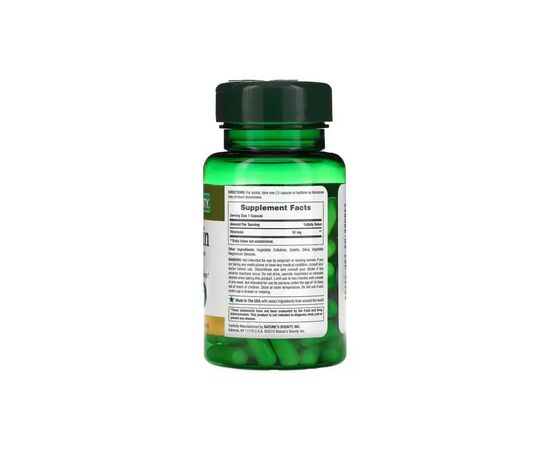 Аминокислота Nature's Bounty Мелатонин, 10 мг, Melatonin, 60 капсул (NRT19491), изображение 2 Аминокислота Nature's Bounty Мелатонин, 10 мг, Melatonin, 60 капсул (NRT19491), изображение 2
