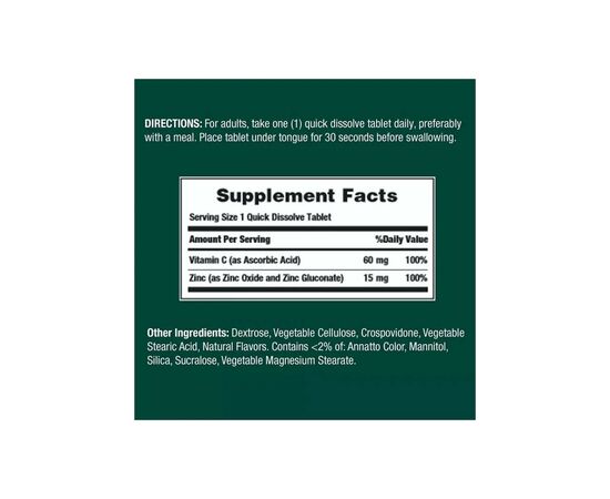 Вітамін Nature's Bounty Вітамін B12, 500 мкг, Vitamin B12, 100 таблеток (NRT03595), зображення 2