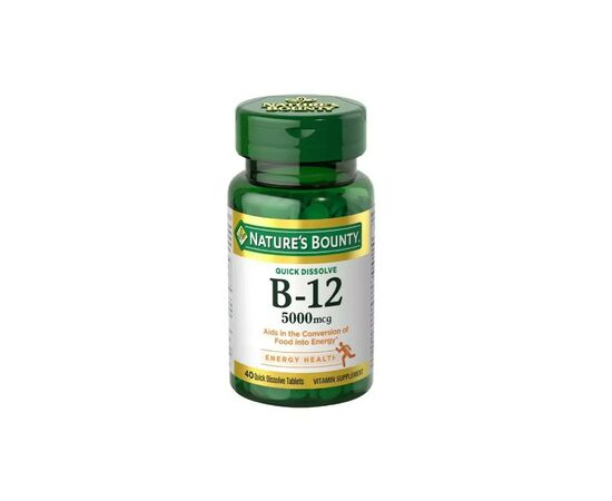 Вітамін Nature's Bounty Вітамін B12, 500 мкг, Vitamin B12, 100 таблеток (NRT03595)