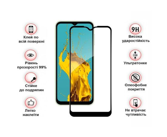 Стекло защитное BeCover Samsung Galaxy A15 SM-A155 Black (710511), изображение 3 Стекло защитное BeCover Samsung Galaxy A15 SM-A155 Black (710511), изображение 3