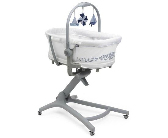 Ліжечко Chicco Колиска для новонародженого 5 в 1 Baby Hug Pro, білий (87076.14)