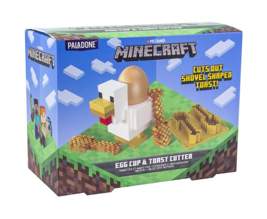 Набор детской посуды Paladone Chicken Egg Cup and Toast Cutter BDP (PP6732MCF), изображение 3 Набор детской посуды Paladone Chicken Egg Cup and Toast Cutter BDP (PP6732MCF), изображение 3
