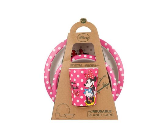 Набор детской посуды Stor Disney - Minnie Mouse, Bamboo Premium Set (Stor-01285), изображение 3 Набор детской посуды Stor Disney - Minnie Mouse, Bamboo Premium Set (Stor-01285), изображение 3