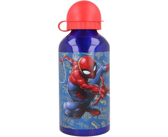 Поильник-непроливайка Stor Marvel - Spiderman Graffiti, Aluminium Bottle 500 ml (Stor-37939)