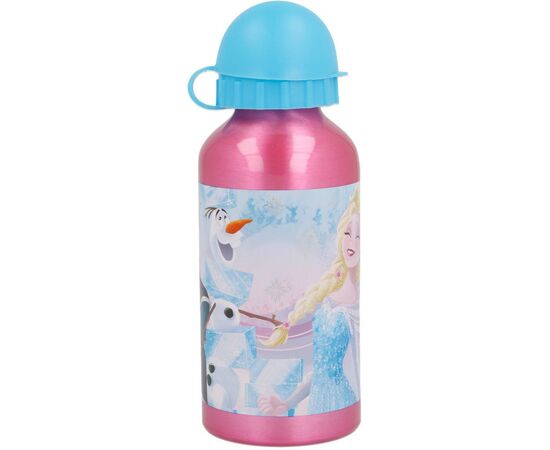 Поильник-непроливайка Stor Disney - Frozen Iridescent Aqua, Aluminium Bottle 400 ml (Stor-17934), изображение 2