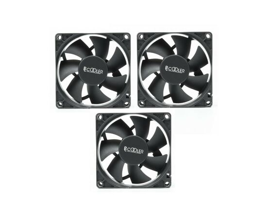 Кулер до корпусу PcСooler DN 80 BK 3in1