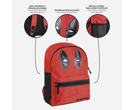 Рюкзак школьный Cerda Marvel Deadpool - Casual Urban Backpack (CERDA-2100003720), изображение 4