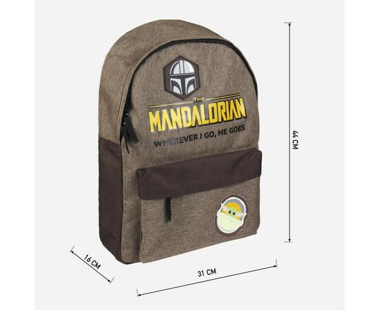 Рюкзак шкільний Cerda Star Wars Mandalorian - Casual Urban Backpack (CERDA-2100003718), зображення 3