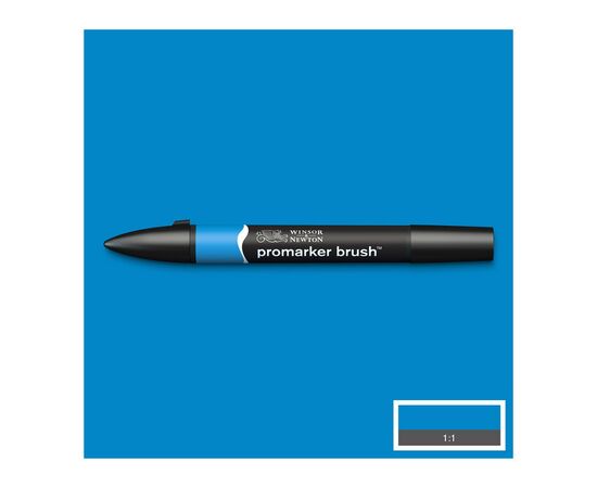 Маркер Winsor&Newton двусторонний Brushmarker, (B346) Азур (884955064948)