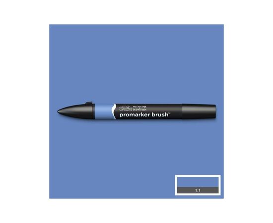 Маркер Winsor&Newton двусторонний Brushmarker, (B736) Китайский синий (884955042533)