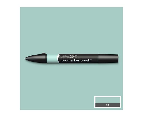 Маркер Winsor&Newton двусторонний Brushmarker, (C217) Голубая галька (884955042878)