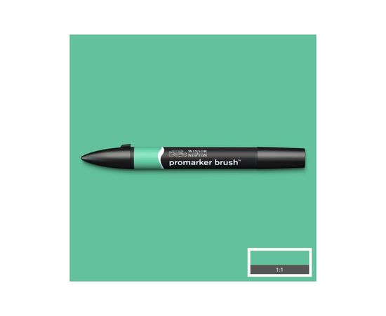 Маркер Winsor&Newton двосторонній Brushmarker, (G637) Зелений м'ятний (884955042571)