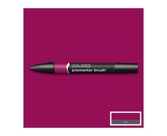 Маркер Winsor&Newton двусторонний Brushmarker, (M544) Темно-бордовый (884955042854)