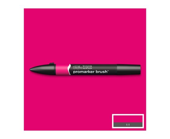 Маркер Winsor&Newton двусторонний Brushmarker, (M865) Маджента (884955042892)
