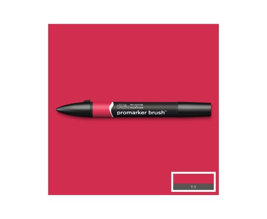 Маркер Winsor&Newton двосторонній Brushmarker, (R455) Рубіновий (884955042816)