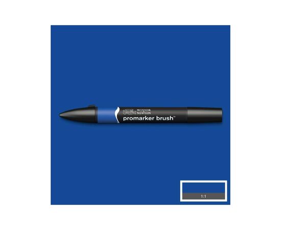 Маркер Winsor&Newton двусторонний Brushmarker, (V264) Королевский синий (884955042526)