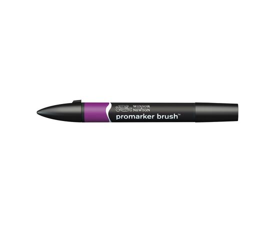 Маркер Winsor&Newton двосторонній Brushmarker, (V546) Пурпурний (884955042939), зображення 2 Маркер Winsor&Newton двосторонній Brushmarker, (V546) Пурпурний (884955042939), зображення 2