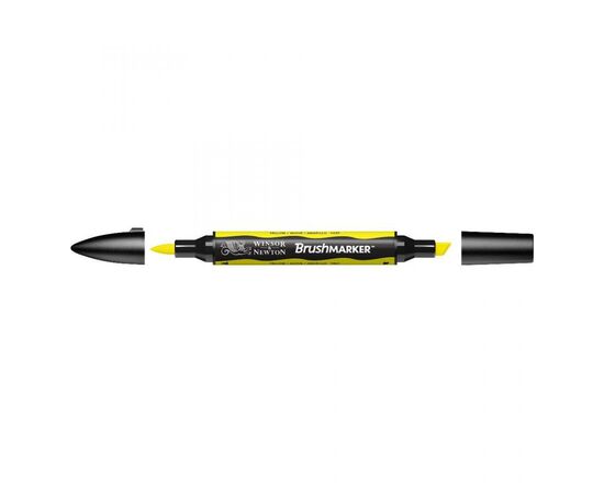 Маркер Winsor&Newton двосторонній Brushmarker, (Y657) Жовтий (884955043103), зображення 4 Маркер Winsor&Newton двосторонній Brushmarker, (Y657) Жовтий (884955043103), зображення 4