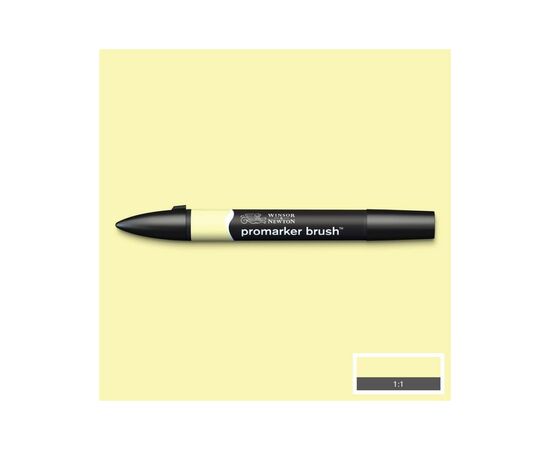 Маркер Winsor&Newton двосторонній Brushmarker, (Y828) Лайм світлий (884955047347), зображення 2 Маркер Winsor&Newton двосторонній Brushmarker, (Y828) Лайм світлий (884955047347), зображення 2
