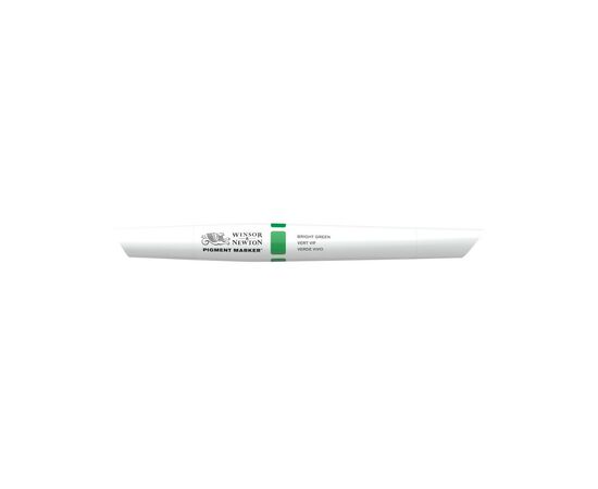 Маркер Winsor&Newton двосторонній Pigment marker (069) Яскраво-зелений (884955040294), зображення 2 Маркер Winsor&Newton двосторонній Pigment marker (069) Яскраво-зелений (884955040294), зображення 2