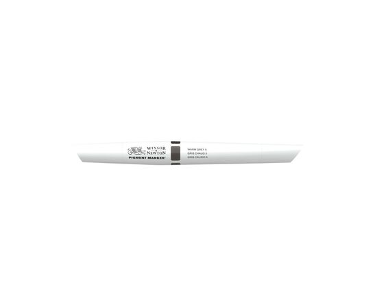 Маркер Winsor&Newton двосторонній Pigment marker (129) Сірий теплий 5 (884955040638), зображення 2 Маркер Winsor&Newton двосторонній Pigment marker (129) Сірий теплий 5 (884955040638), зображення 2